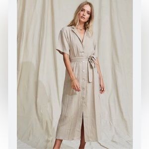 Maurie and Eve Higher Love Button Up Midi Dress